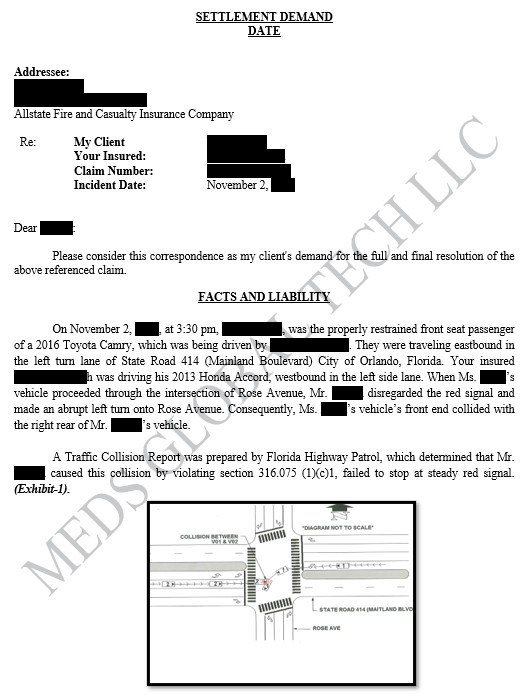 Medical Settlement Demand Letter Services - Meds Global Tech